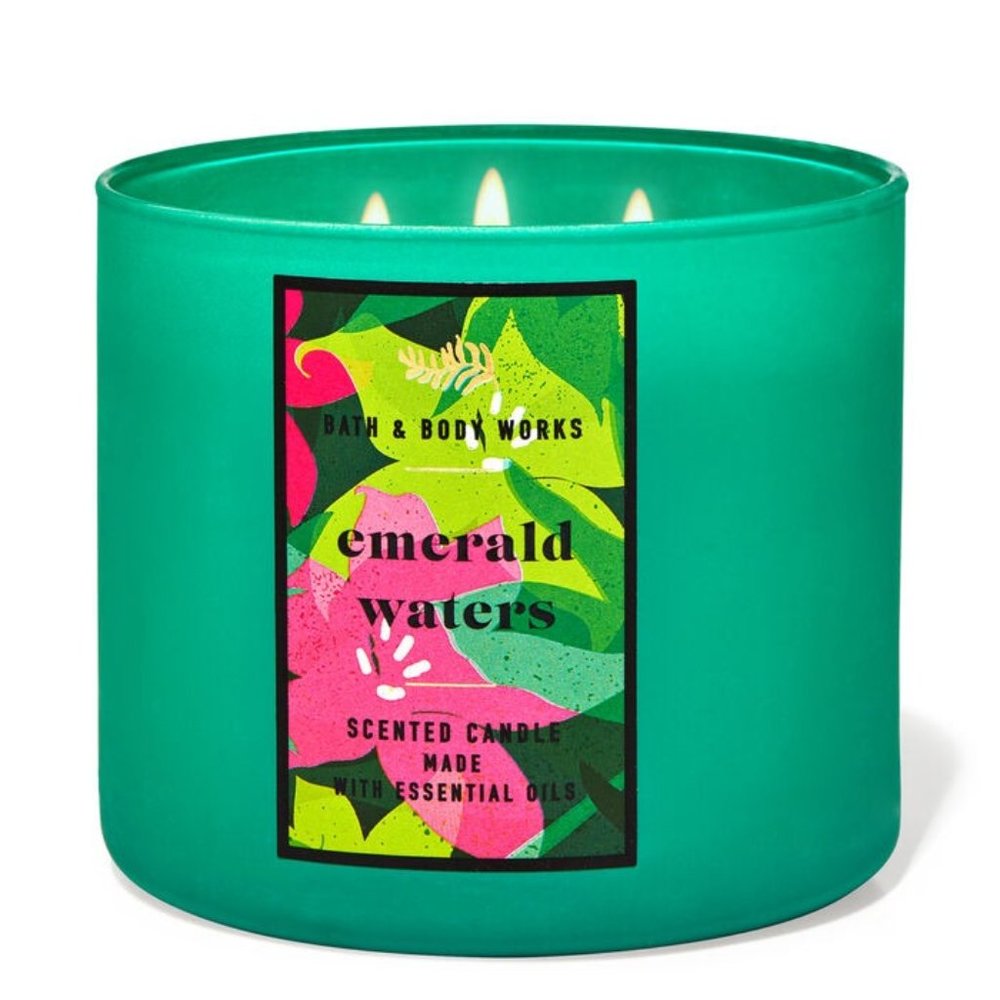 EMERALD WATERS 3-Wick Candle BBW